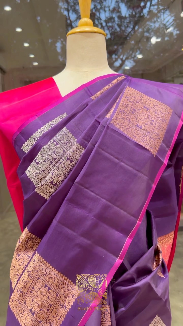 Soft silk saree - Studio Thari